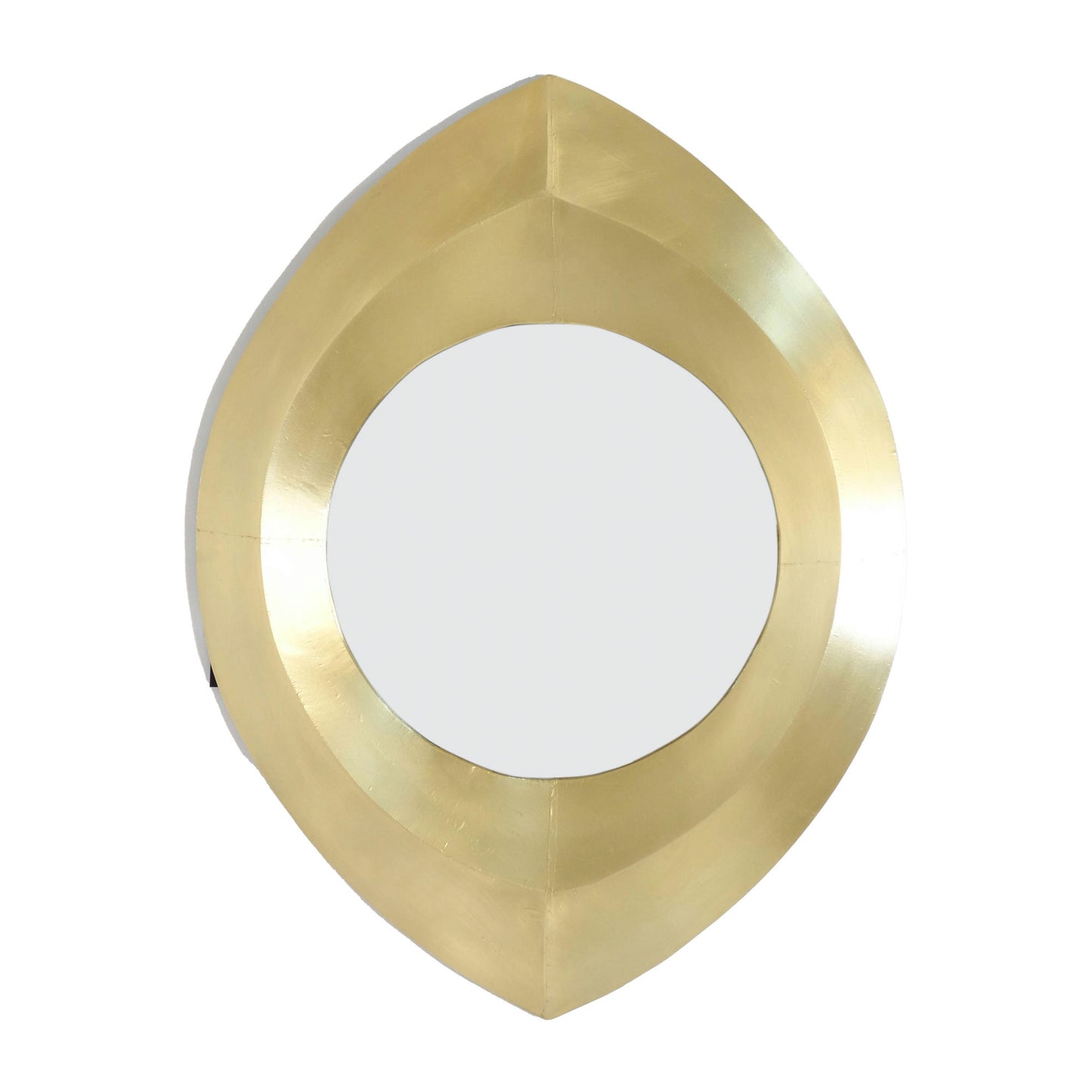 Metal, 48" Tear Drop Mirror, Gold
