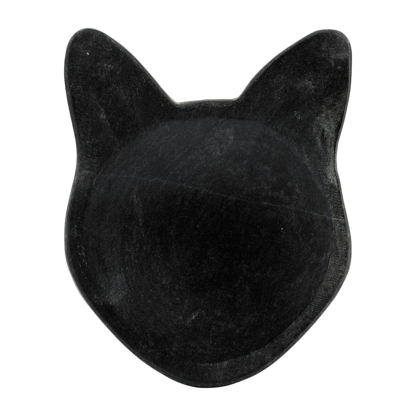 Marble, 5" Cat Tray, Black