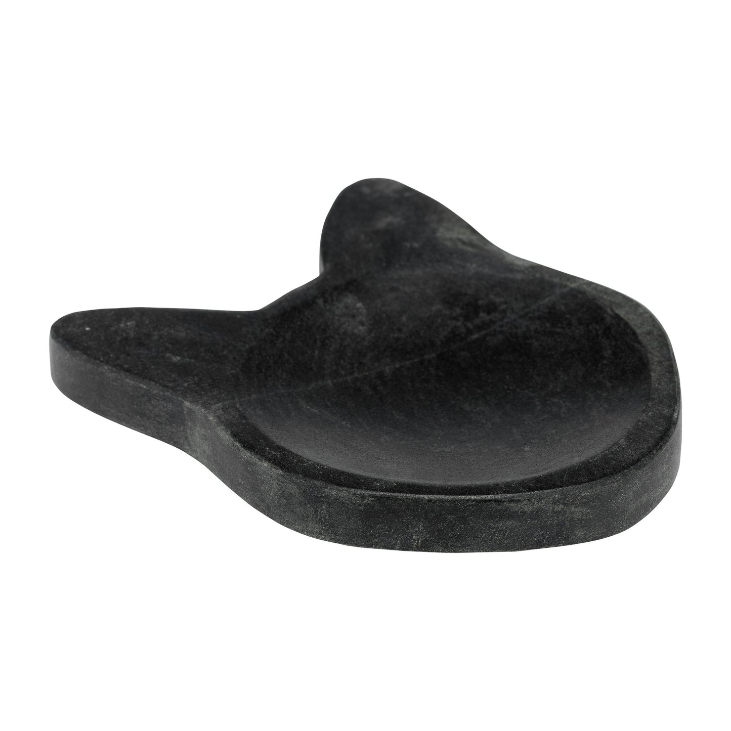 Marble, 5" Cat Tray, Black
