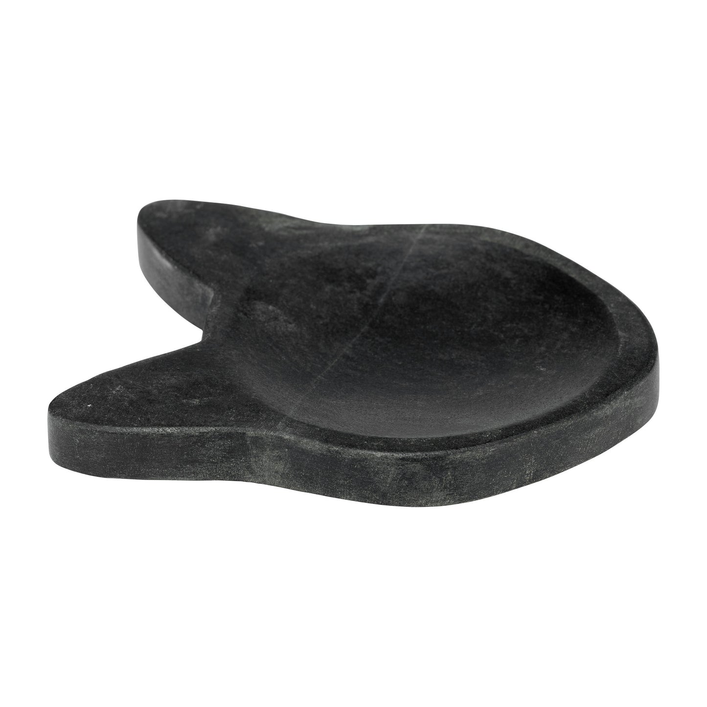 Marble, 5" Cat Tray, Black