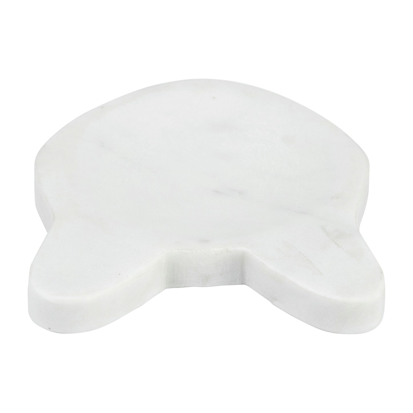Marble, 5" Cat Tray, White