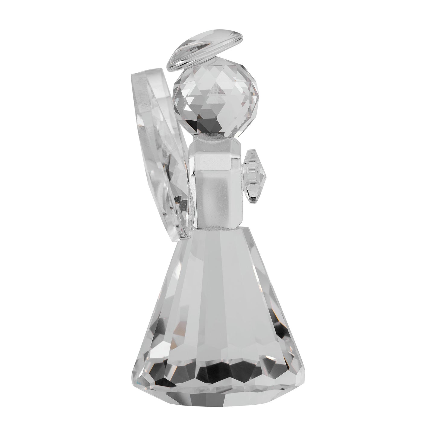 Glass, 3"h Angel Table Accent, Clear