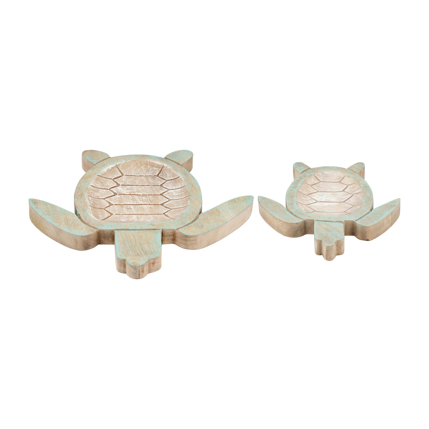 Wood, S/2 10/14" Tortoise, Multi