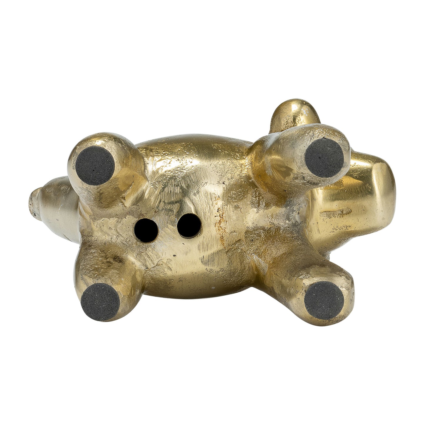 5"l Metal Balloon Monkey, Gold