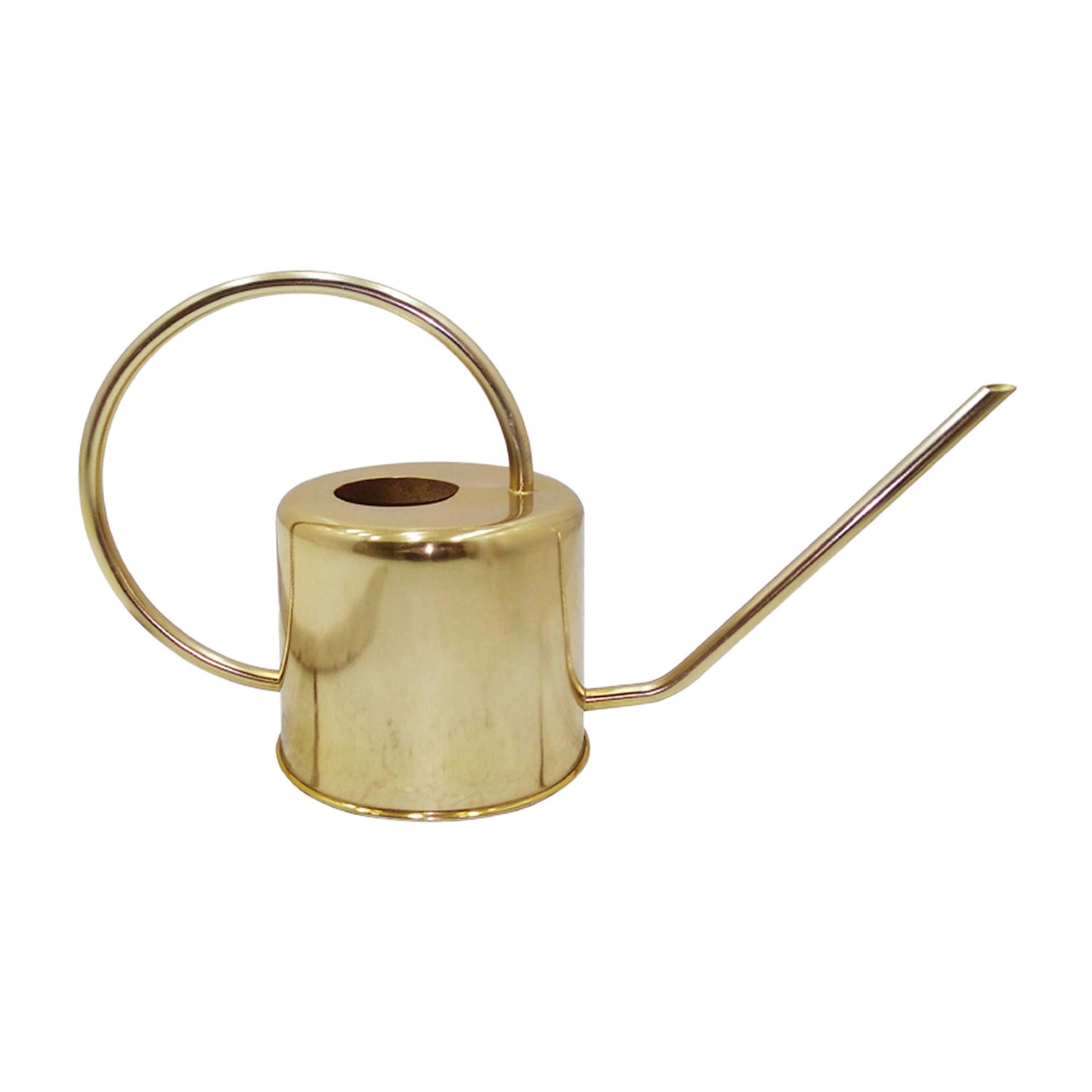 Metal,8"h,watering Can,gold