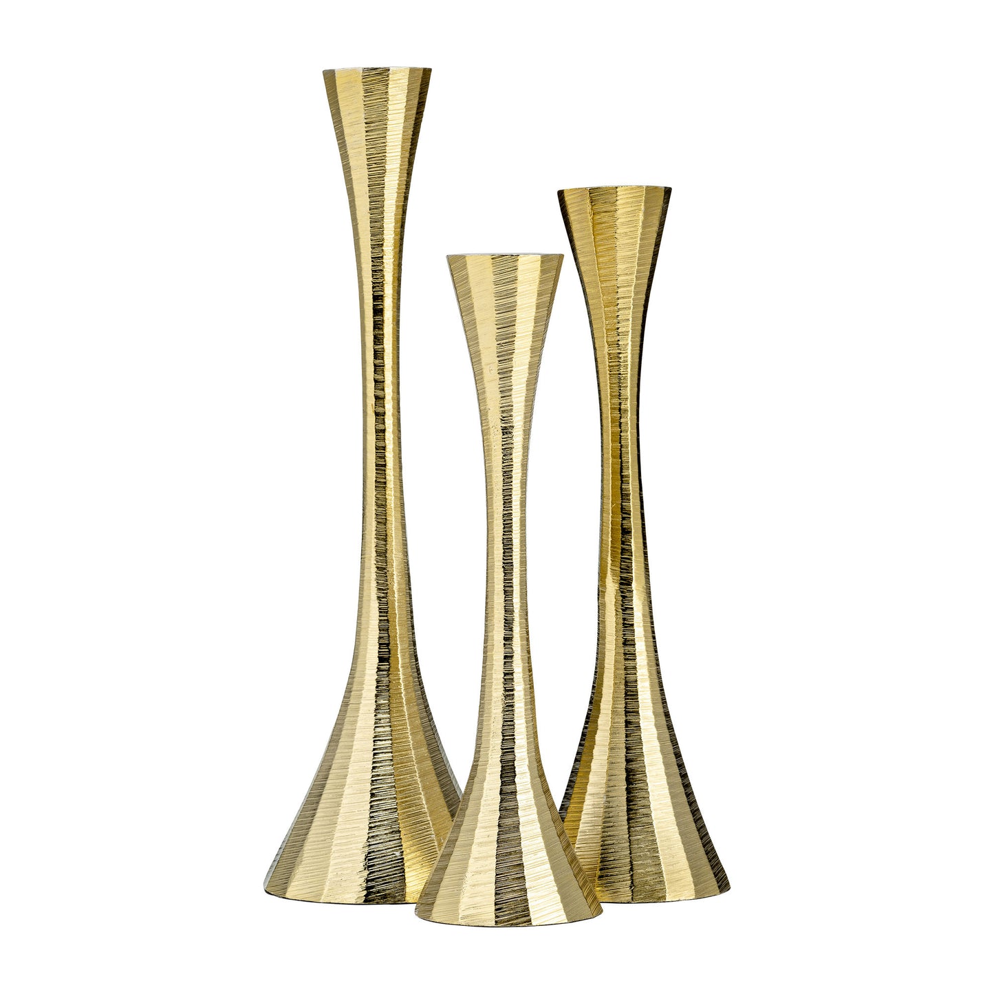 12" Metal, Taper Candle Holder, Brass
