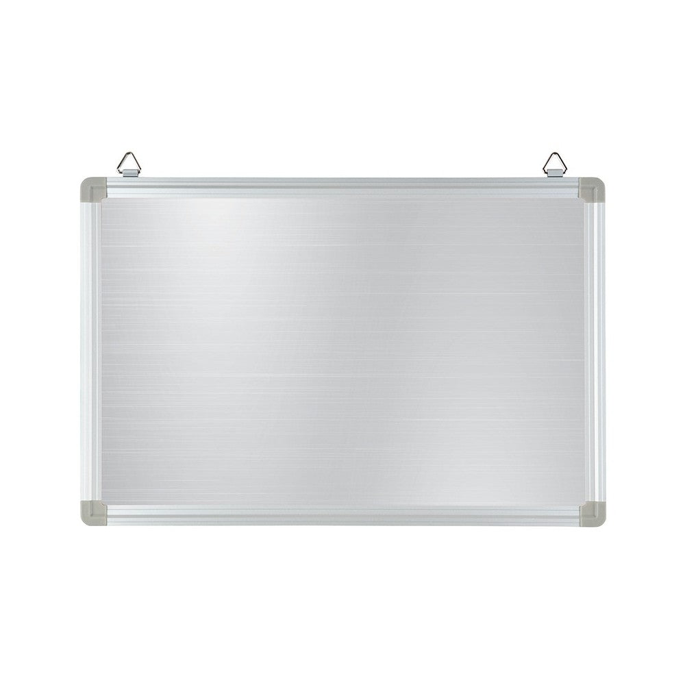 17.75"W x 11.75"H Personal Sized Natural Cork Board with Aluminum Frame