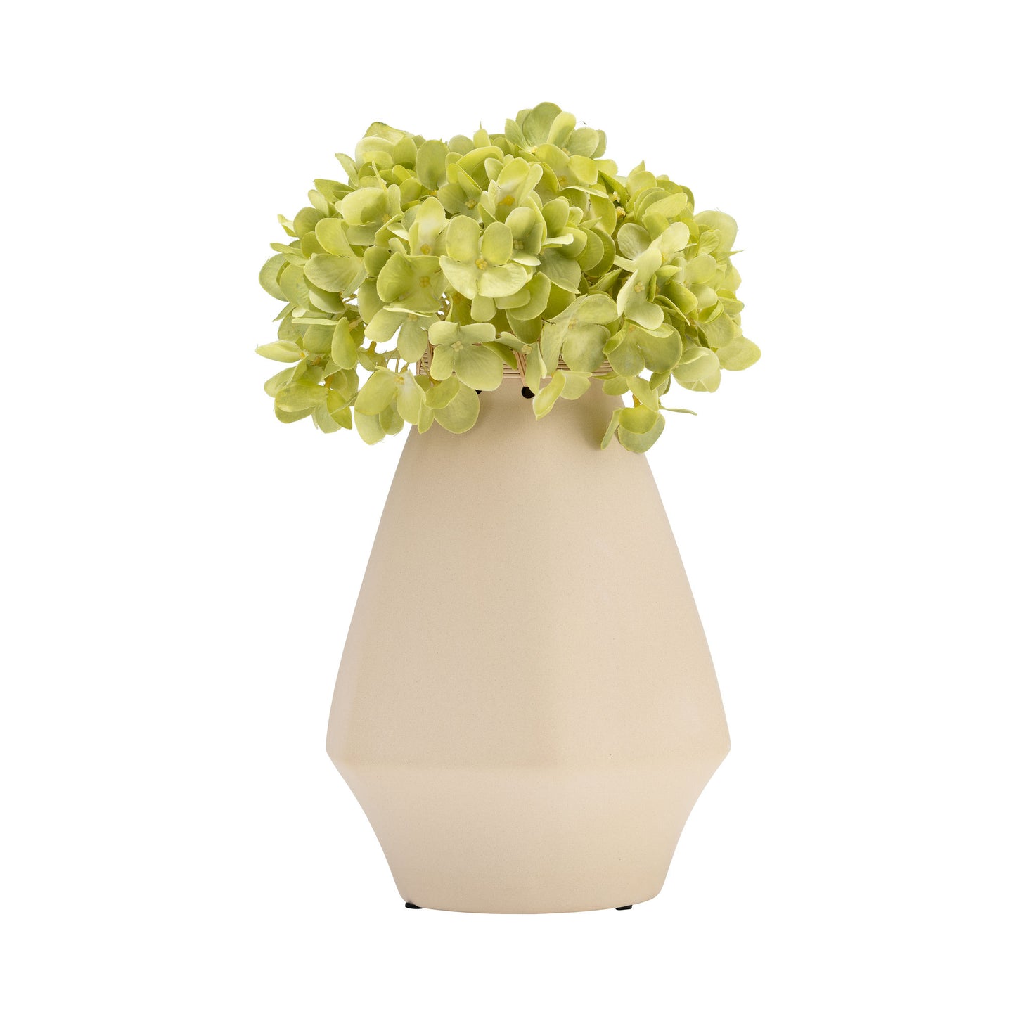 Cer, 10"h Vase W/ Weaving, Natural