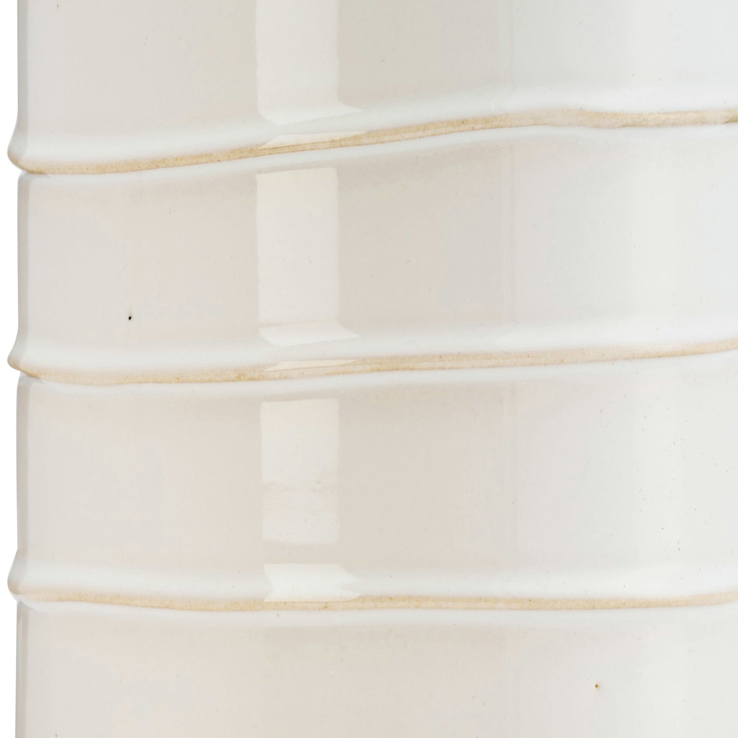 Cer, 21"h Tribal Vase, Ivory