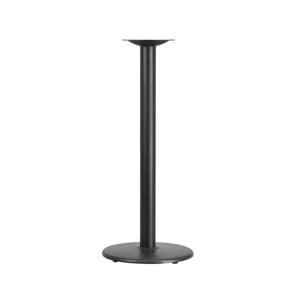 18'' Round Restaurant Table Base with 3'' Dia. Bar Height Column