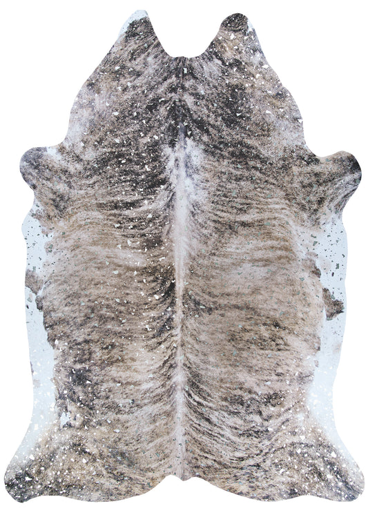 Couristan Prairie Hides Gjovik Pepper Rug 6'4" x 8'
