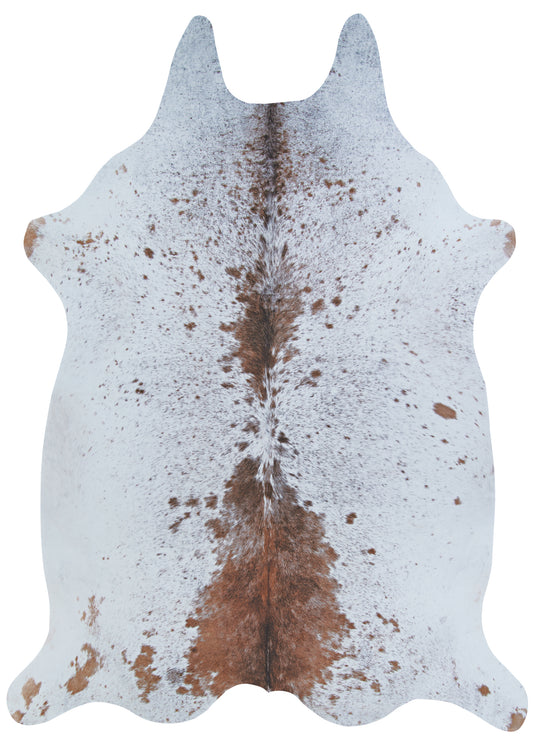 Couristan Prairie Hides Geilo Ivory-Black Rug 3'10" x 5'1"