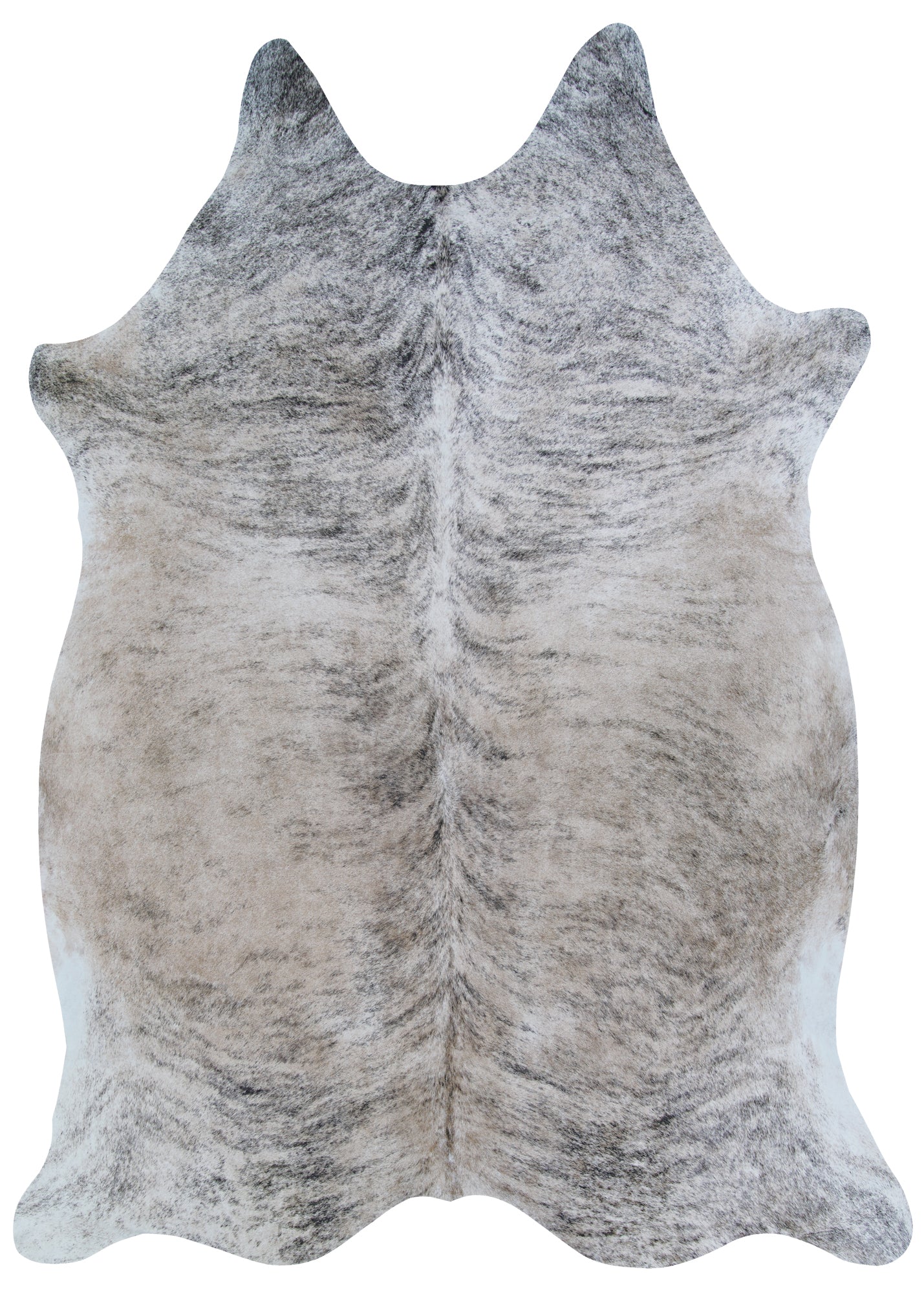 Couristan Prairie Hides Oslo Pepper Rug 5'1" x 6'6"