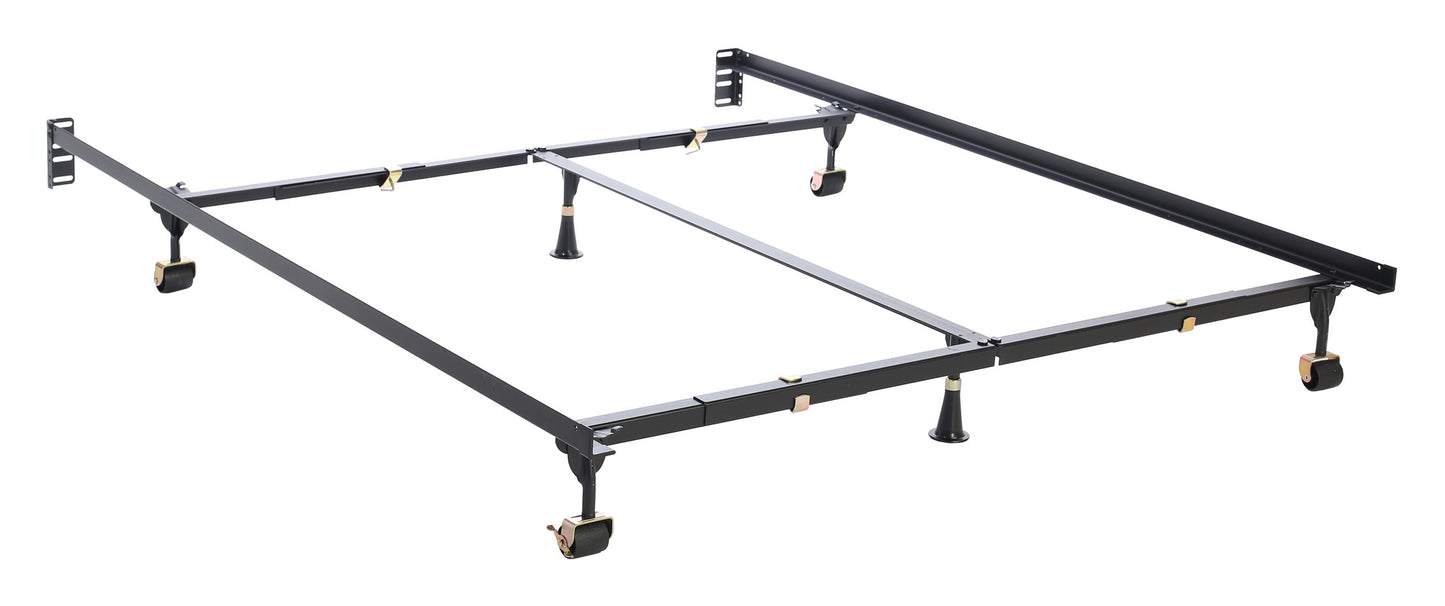 Premium Clamp Style Bed Frame Twin/Full/Queen/Cal King/E. King with 6 Legs