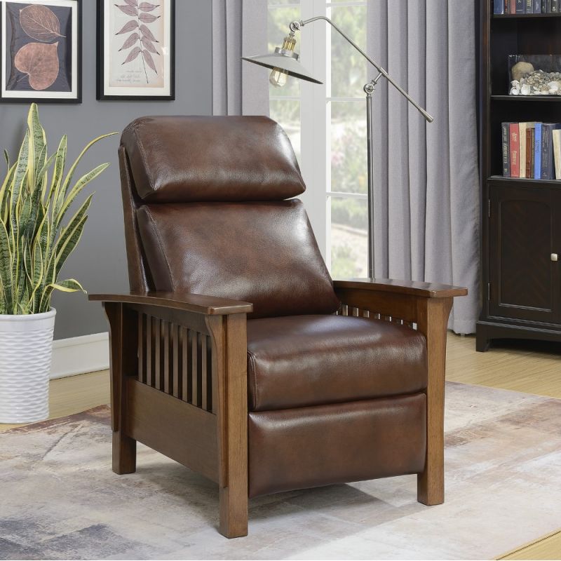 Barcalounger Mission Recliner - Wenlock-Fudge