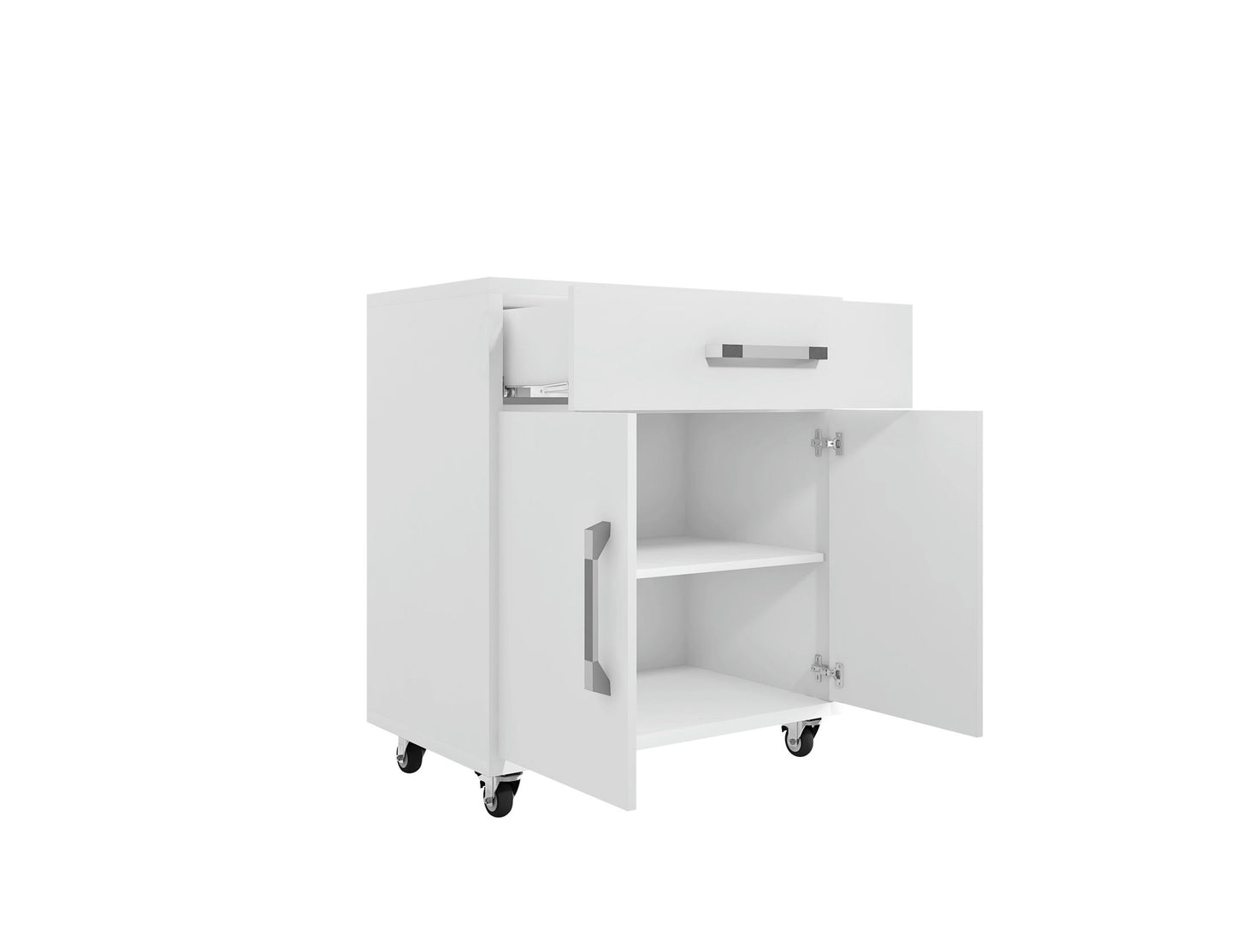 Eiffel Garage Work Station Set of 2 in White