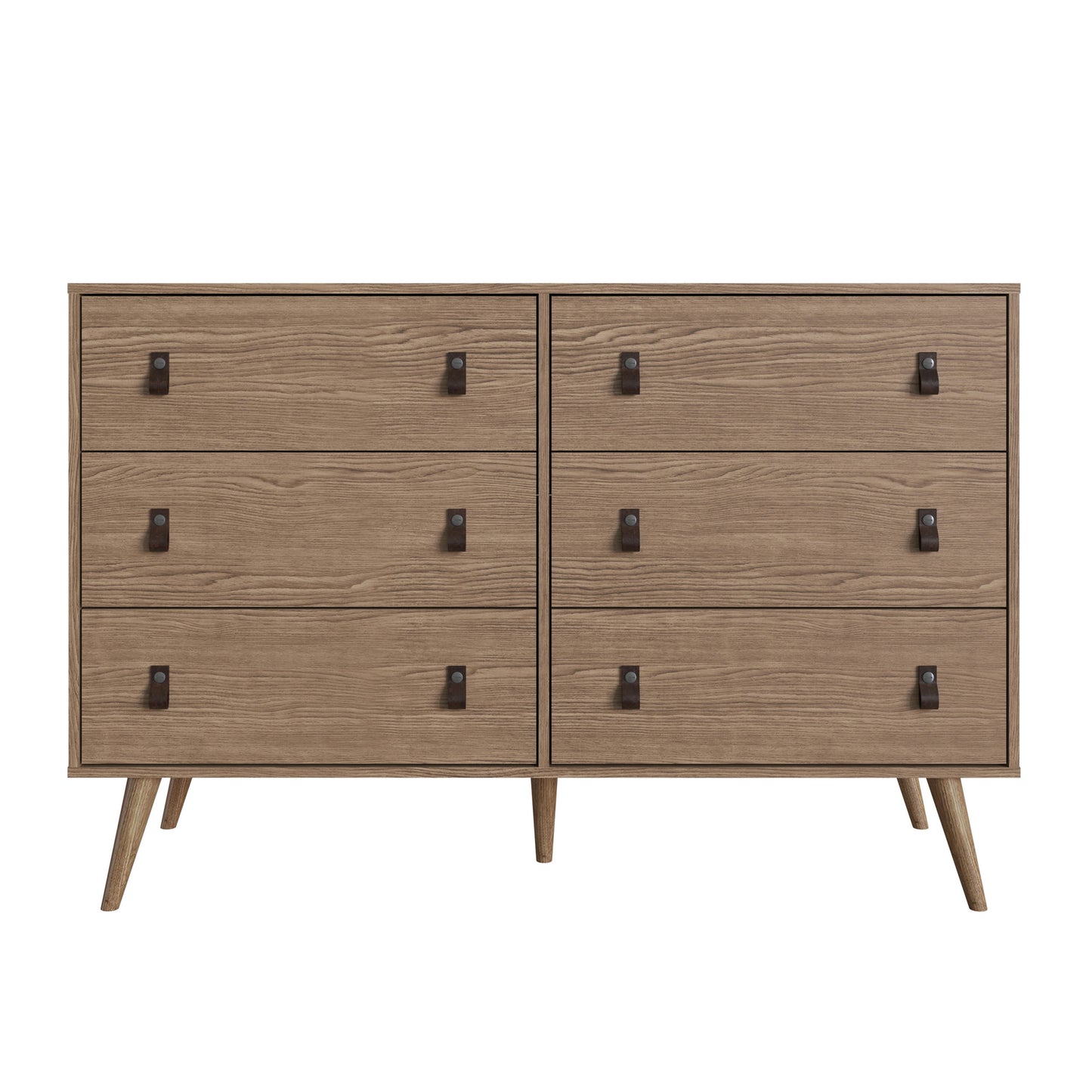 Amber Double Wide and Tall Dresser - Set of 2 in Nature