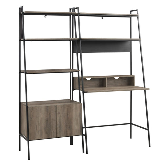 2-Piece Home Office Set - Gray Wash