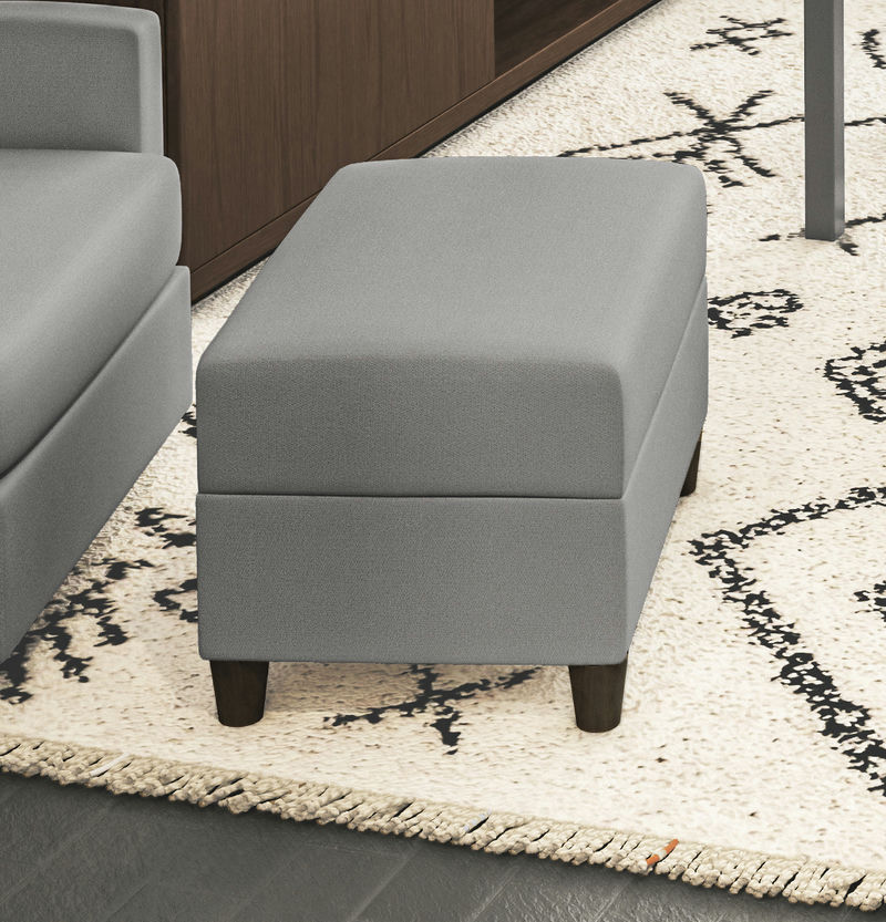 Blake Ottoman by homestyles, Gray