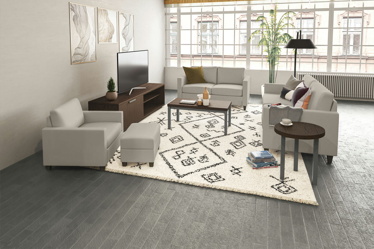 Dylan Ottoman by homestyles, Tan