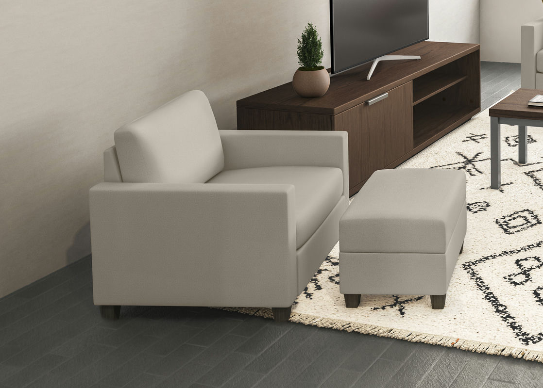 Dylan Armchair and Ottoman by homestyles, Tan