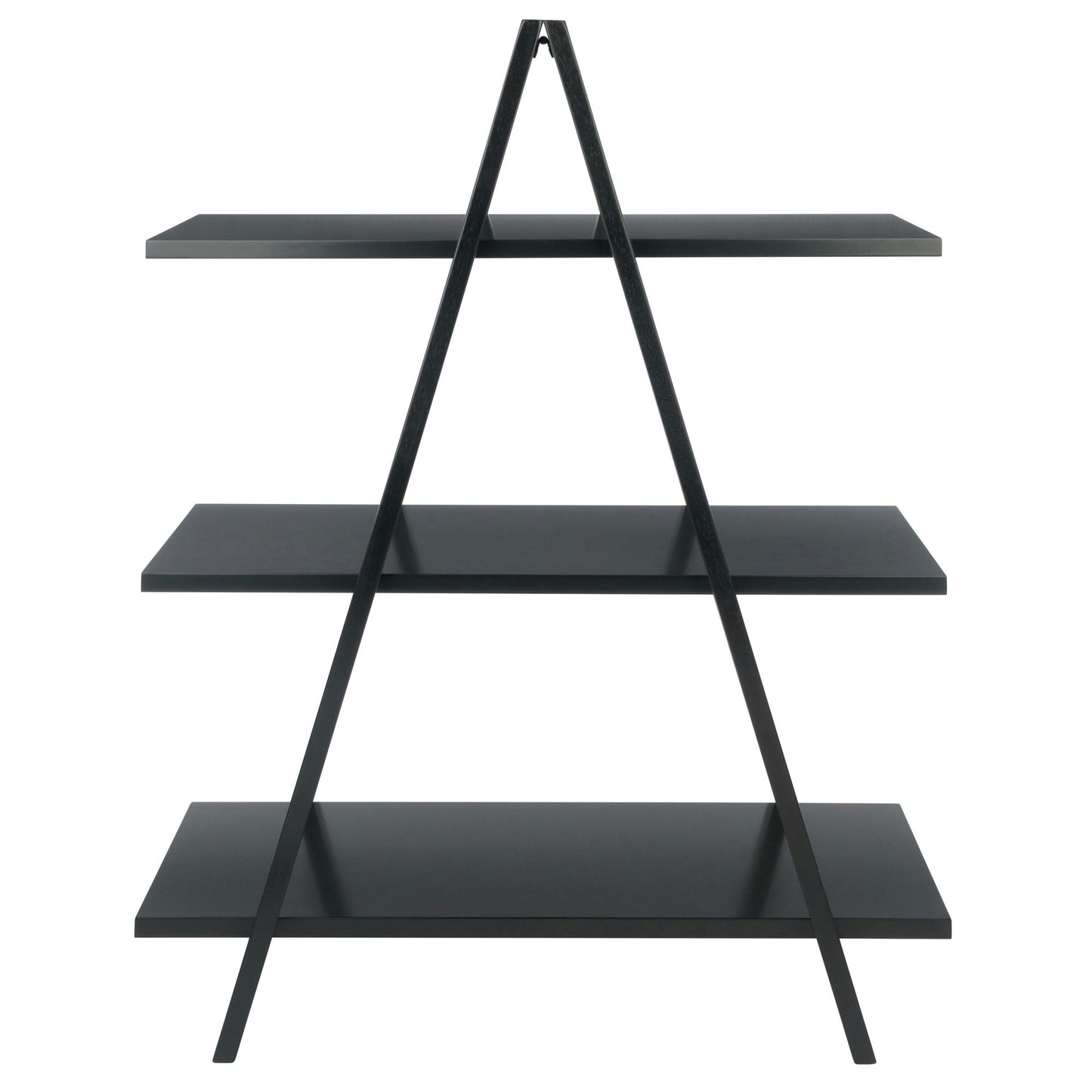 Aaron 3-Tier A-Frame Shelf, Black