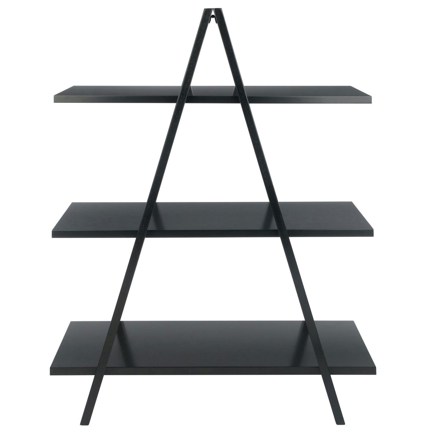 Aaron 3-Tier A-Frame Shelf, Black