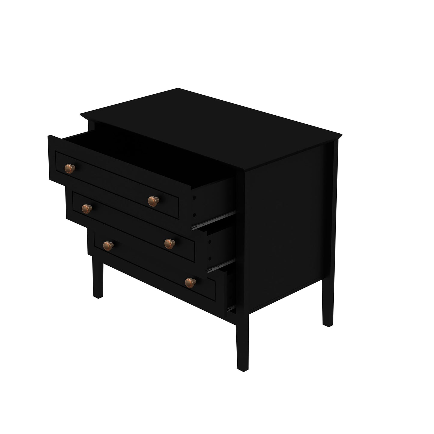 Crown 31.29" Dresser in Black