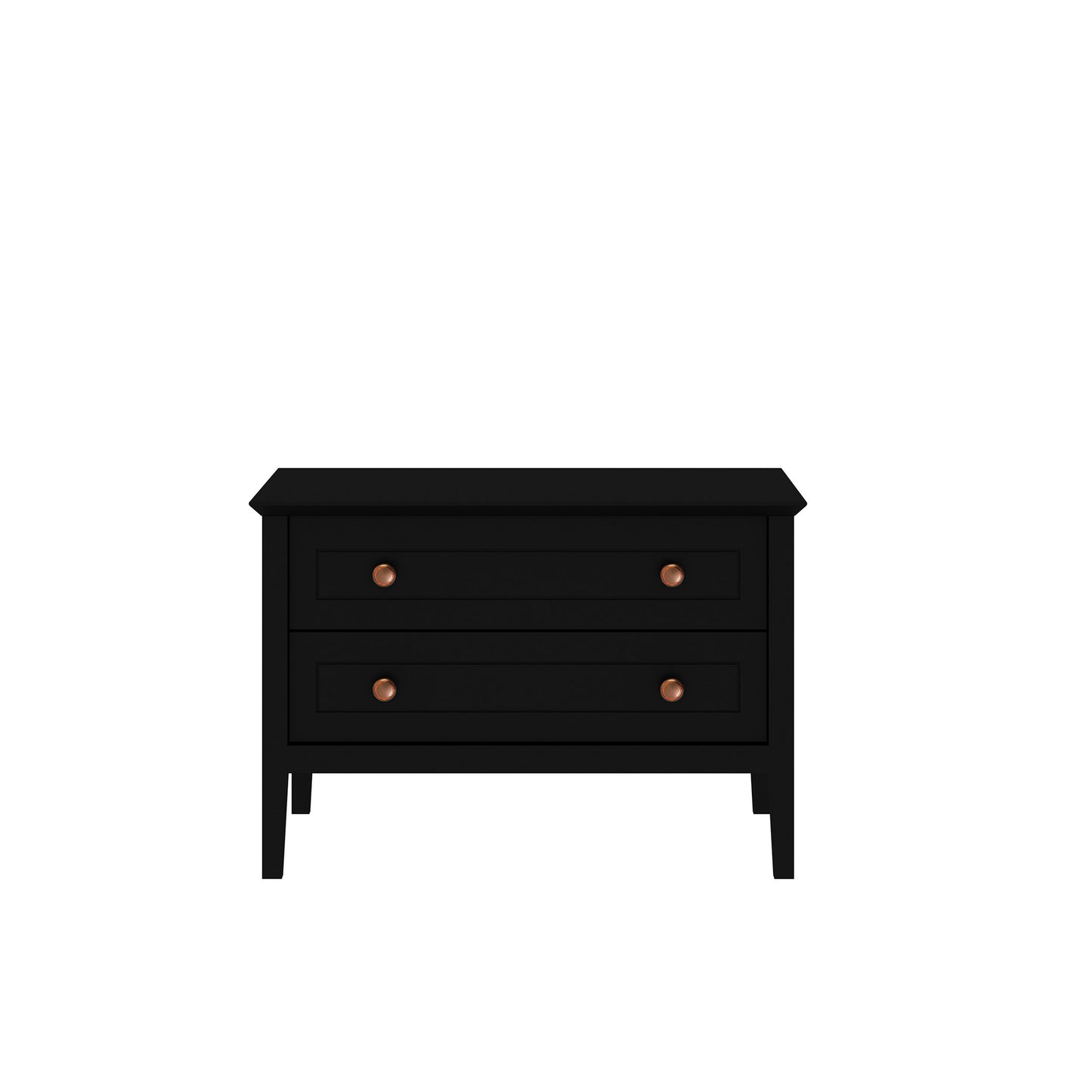 Crown Bachelor Dresser in Black