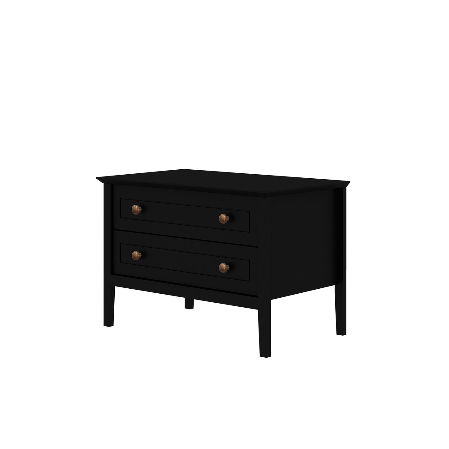 Crown Bachelor Dresser in Black