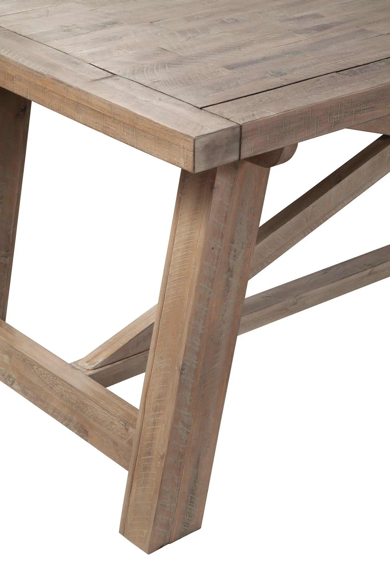 Newberry Extension Dining Table, Weathered Natural