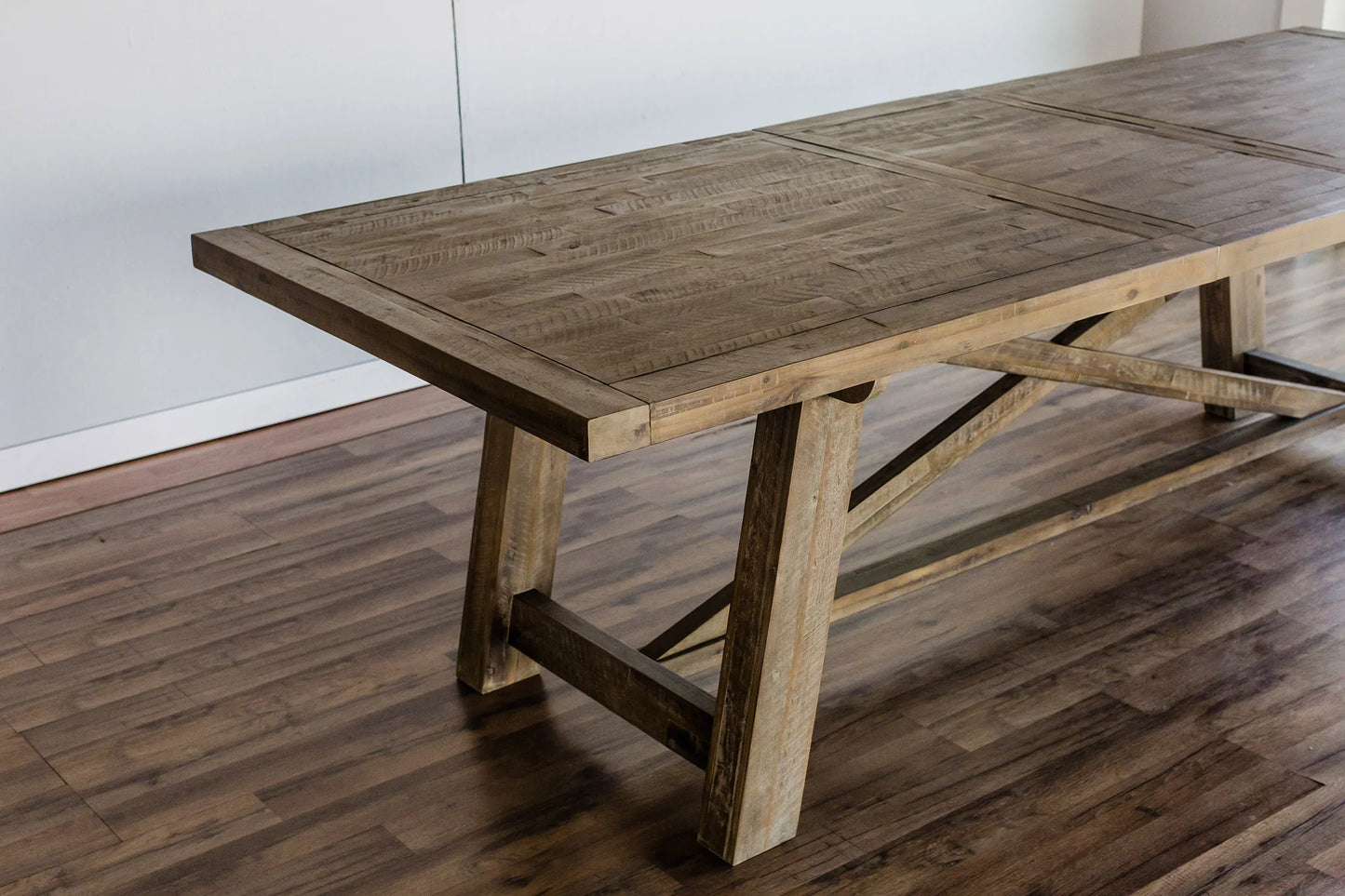 Newberry Extension Dining Table, Weathered Natural
