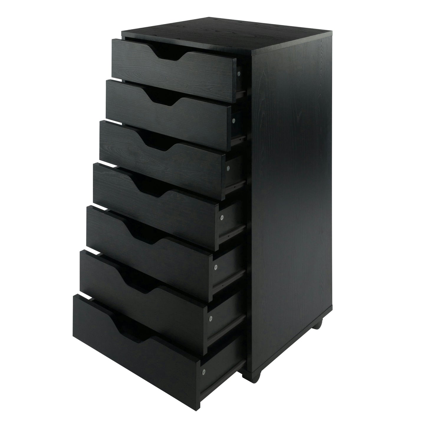 Halifax 7-Drawer Cabinet, Black