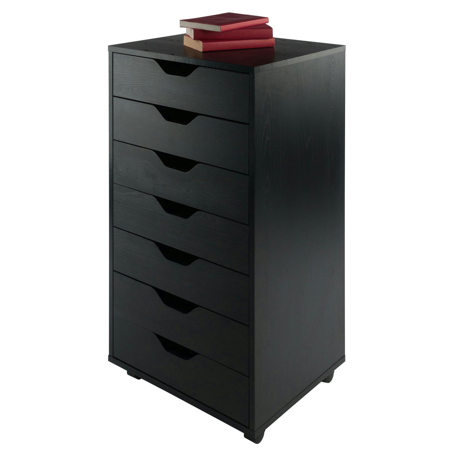 Halifax 7-Drawer Cabinet, Black