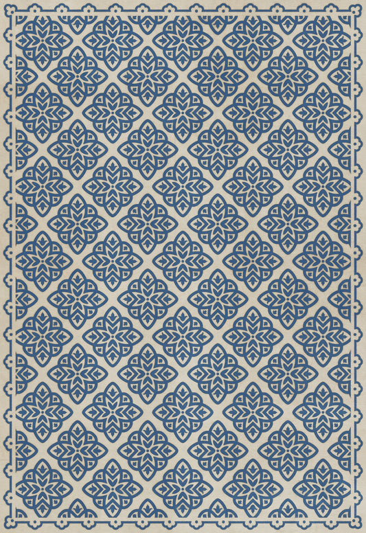 Pattern 45 Eburneus 70x102 Vintage Vinyl Floorcloth