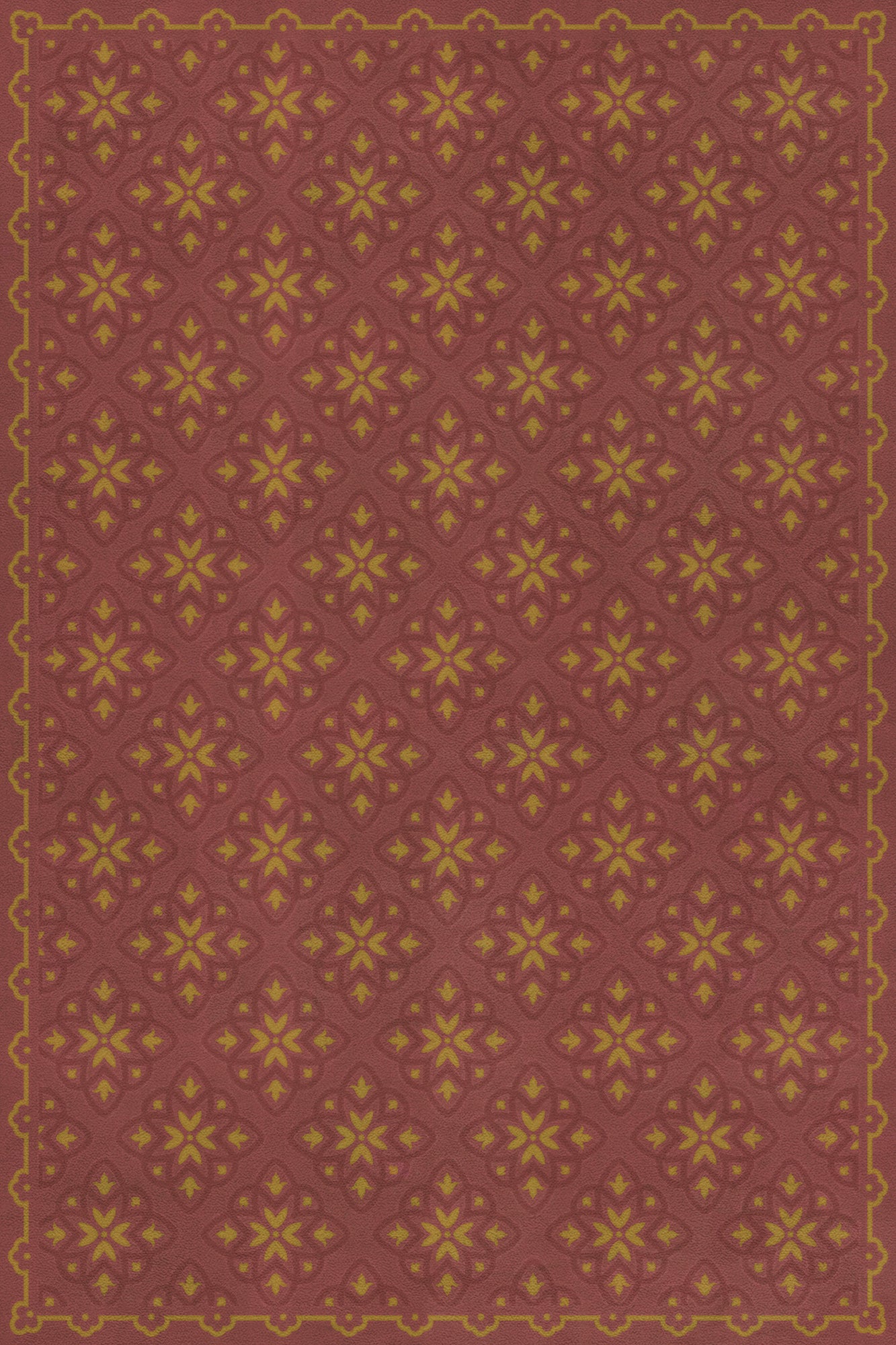 Pattern 45 Miniatus 20x30 Vintage Vinyl Floorcloth