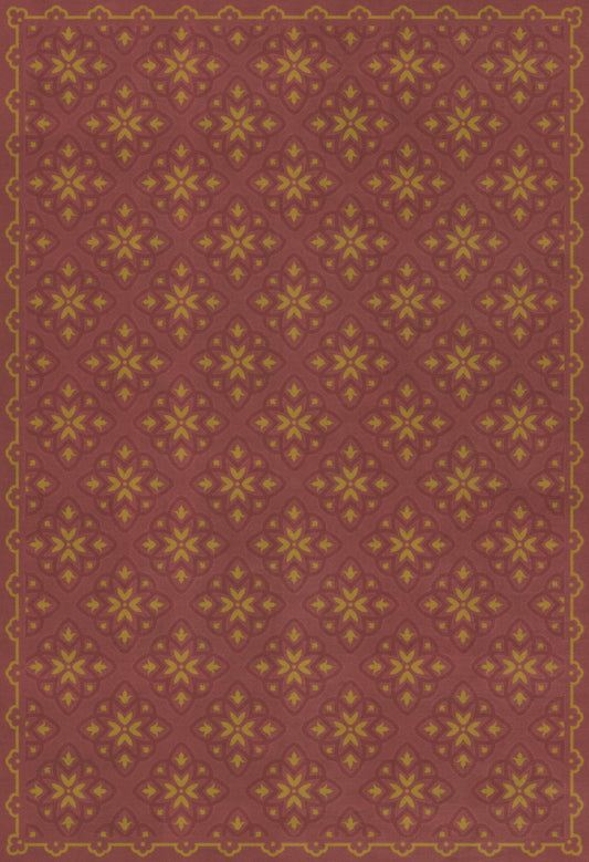 Pattern 45 Miniatus 52x76 Vintage Vinyl Floorcloth