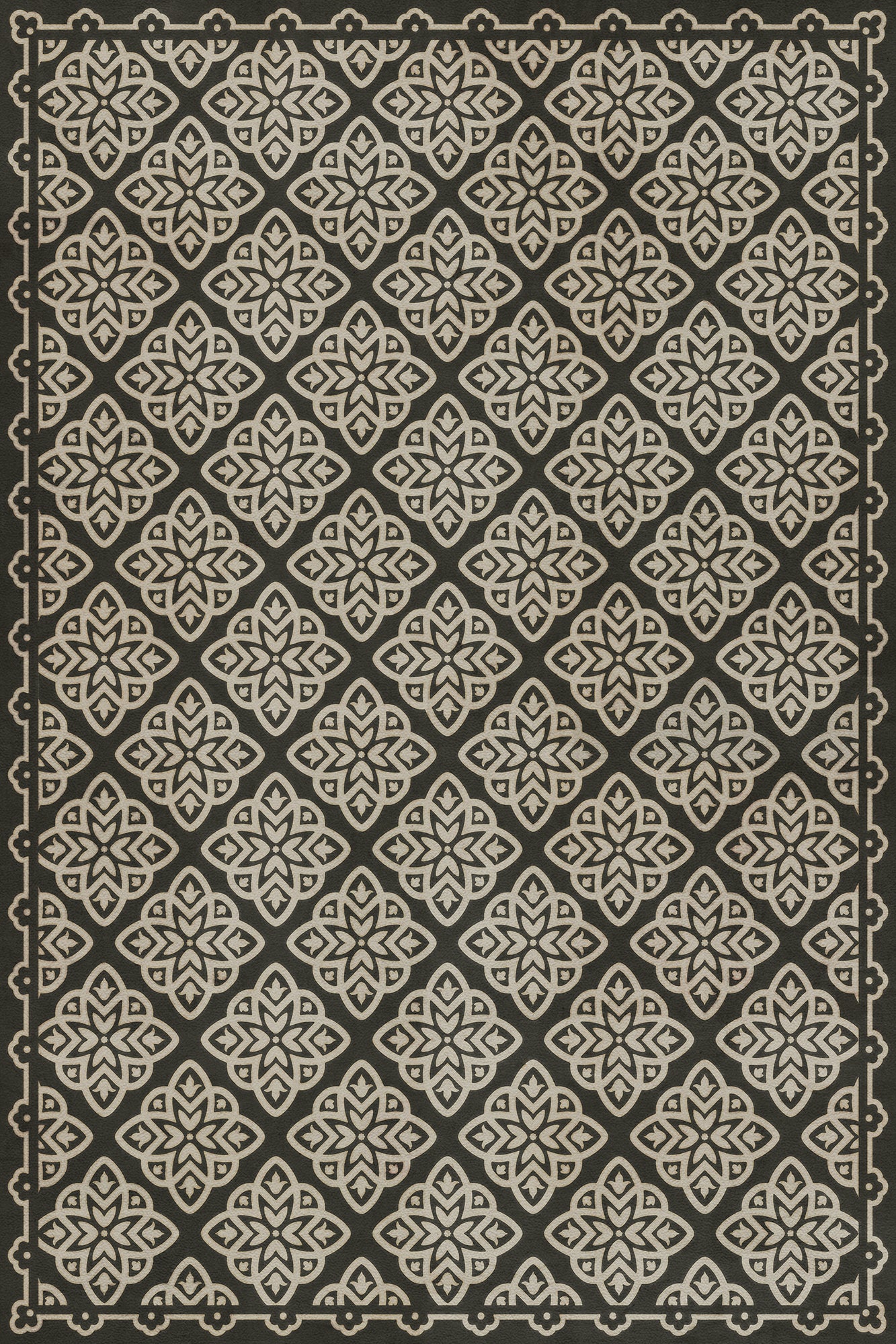 Pattern 45 Nitritus 20x30 Vintage Vinyl Floorcloth