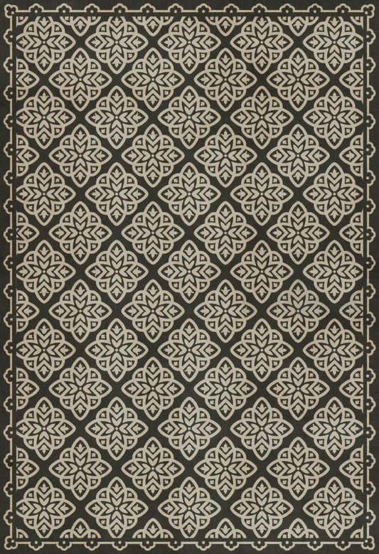 Pattern 45 Nitritus 52x76 Vintage Vinyl Floorcloth