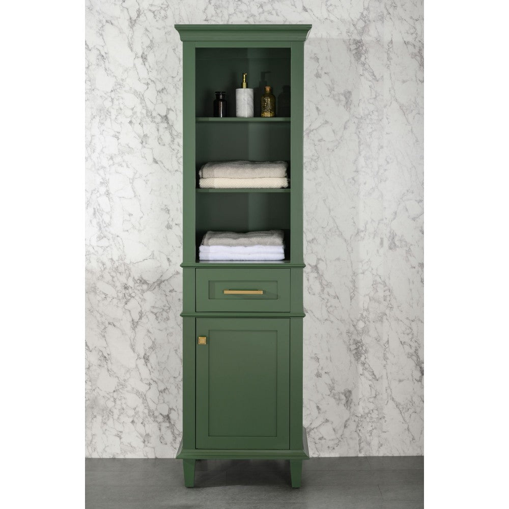 21" Vogue Green Linen Cabinet