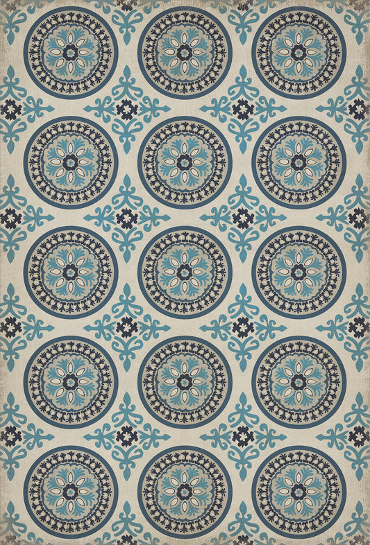 Pattern 43 Epiphany 38x56 Vintage Vinyl Floorcloth