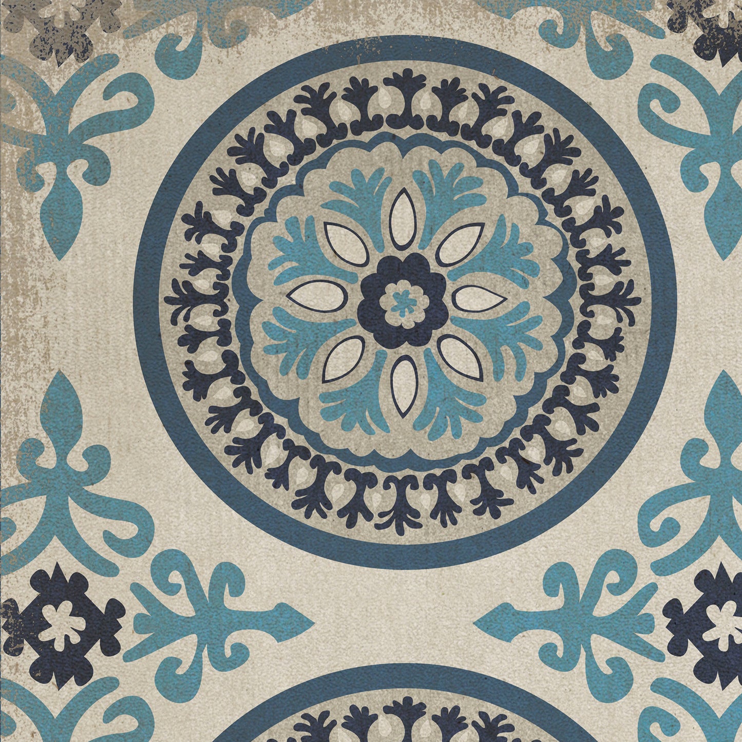 Pattern 43 Epiphany 38x56 Vintage Vinyl Floorcloth