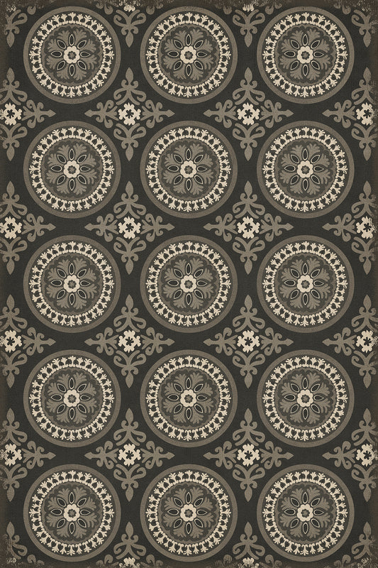 Pattern 43 Karma 20x30 Vintage Vinyl Floorcloth