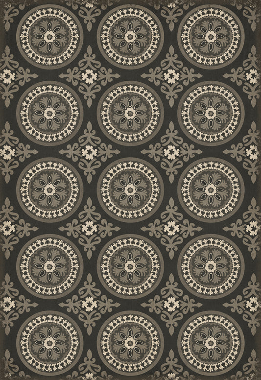 Pattern 43 Karma 70x102 Vintage Vinyl Floorcloth