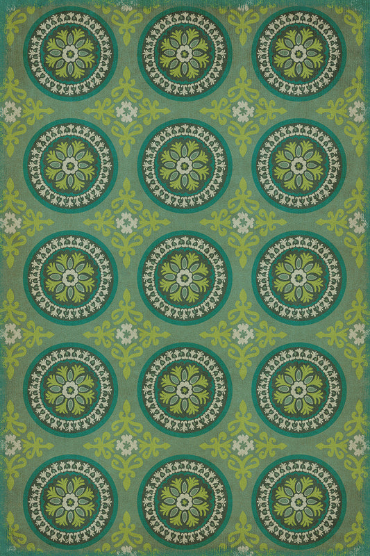 Pattern 43 Nirvana 20x30 Vintage Vinyl Floorcloth