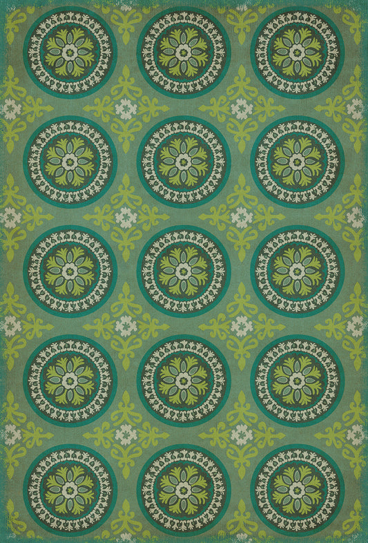 Pattern 43 Nirvana 38x56 Vintage Vinyl Floorcloth