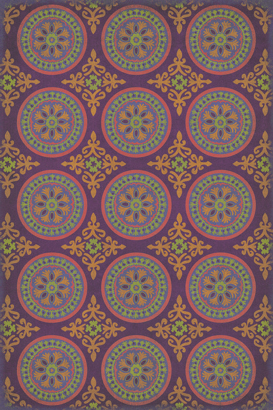 Pattern 43 Samsara 20x30 Vintage Vinyl Floorcloth