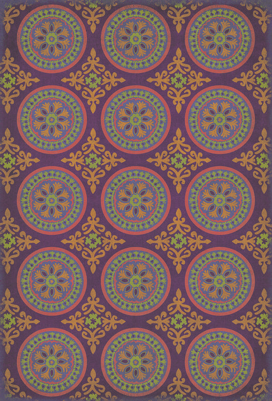 Pattern 43 Samsara 38x56 Vintage Vinyl Floorcloth