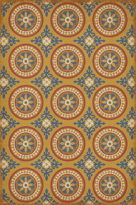 Pattern 43 Sublime 20x30 Vintage Vinyl Floorcloth