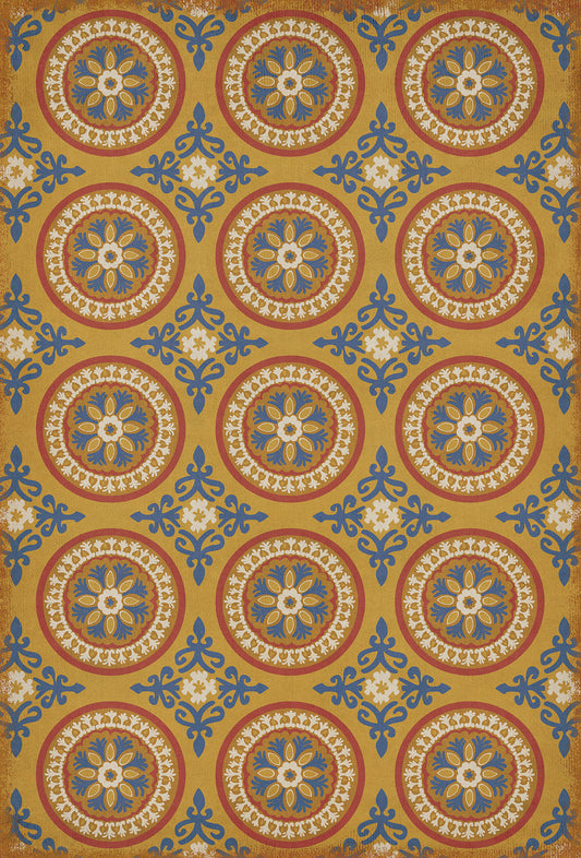 Pattern 43 Sublime 38x56 Vintage Vinyl Floorcloth